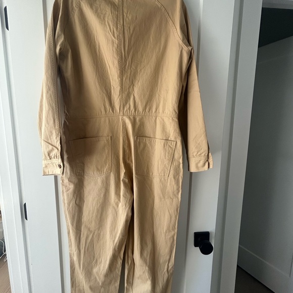 NEW Outerknown Utility Coveralls Cargo Linen Cotton in Sand Size Medium - Picture 8 of 10